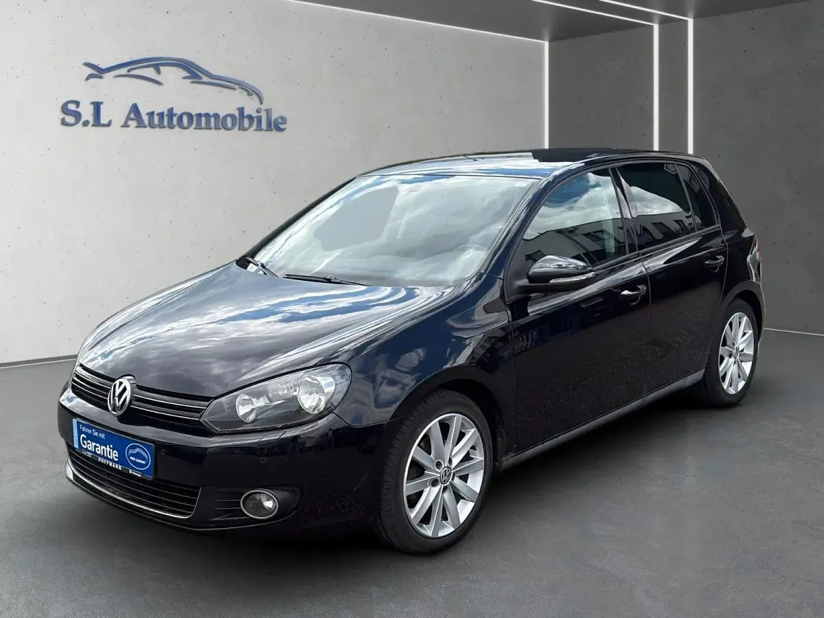 Gebraucht VW Golf V Highline 122 PS (89 kW) 2008 Schwarz Kleinwagen
