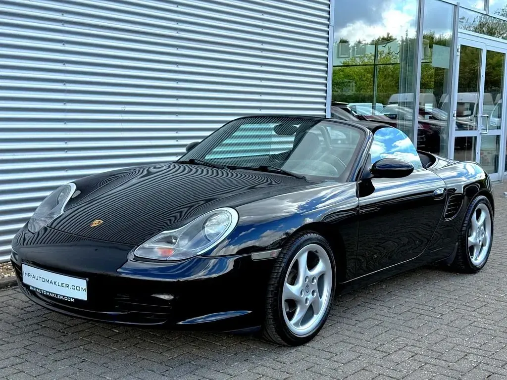 Second-hand Porsche Boxster 228 CP (167 kW) 2003 Negru Cabrio