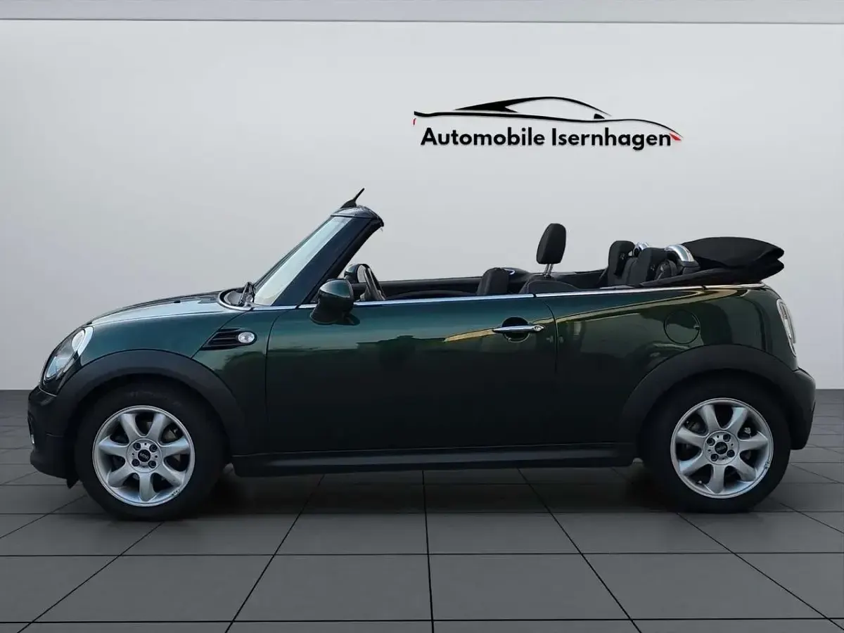 Used Mini Cooper Cabriolet 122 HP (89 kW) 2013 Green Cabriolet