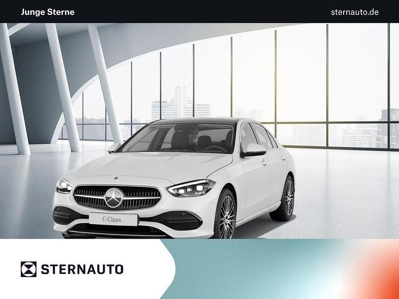 Manufaktur lack manufaktur opalithweiß bright Gebraucht 2023 Mercedes C220 Limousine | 44.980 € (Teuer) - Bild 1/4