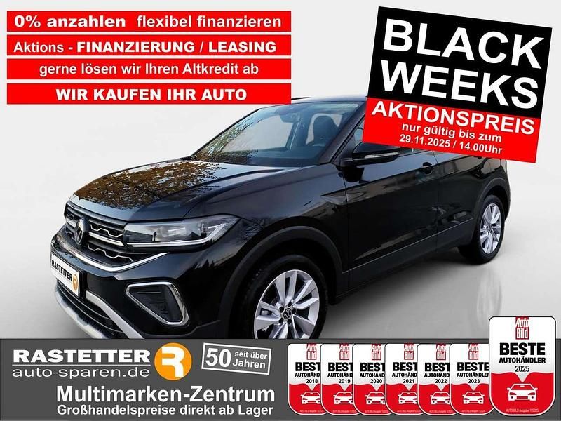 Deep black perleffekt Neu 2025 VW T-Cross Life SUV | 25.280 € (Superpreis) - Bild 1/4