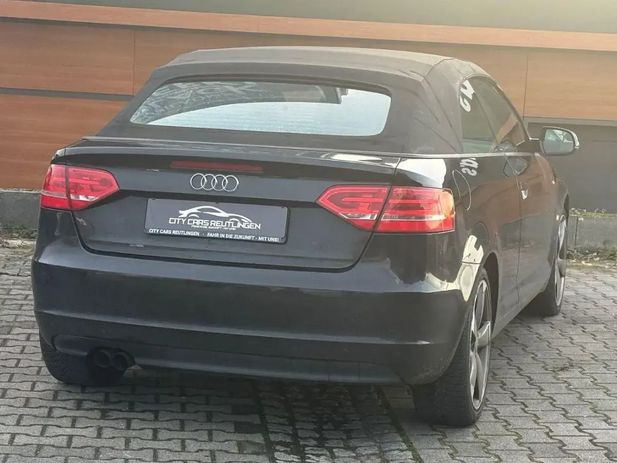 Gebraucht Audi A3 Cabriolet S-Line 160 PS (117 kW) 2011 Schwarz Cabrio
