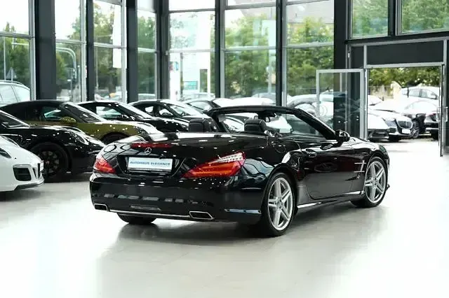 Gebraucht Mercedes SL350 AMG line 306 PS (225 kW) 2013 Obsidianschwarz  metalliclack Cabrio