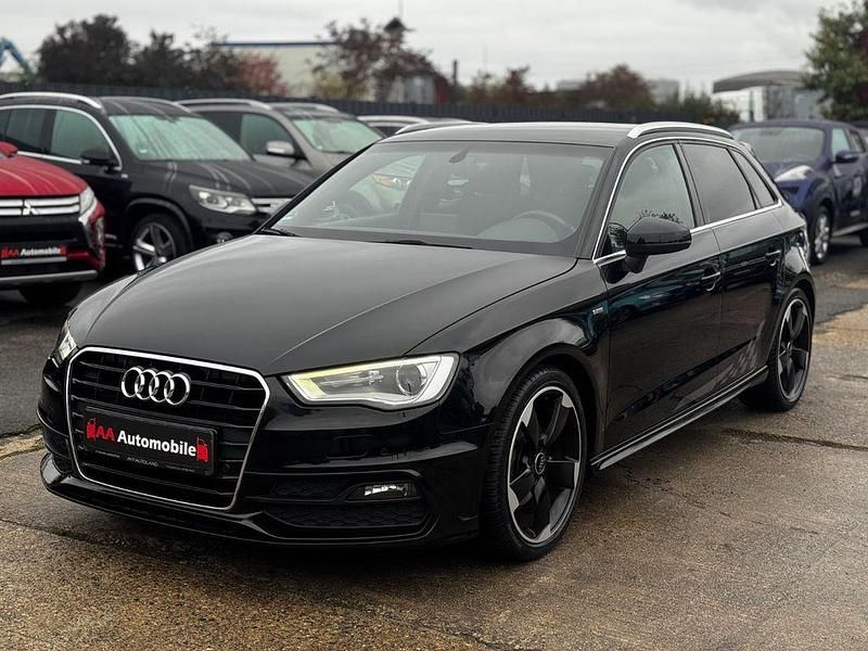 Schwarz Gebraucht 2015 Audi A3 Sportback S-Line Limousine | 12.000 € (Guter Preis) - Bild 1/4
