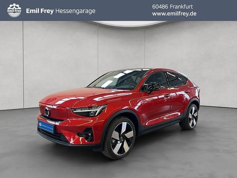 Fusion redmetallic 725 Gebraucht 2024 Volvo EC40 Ultimate SUV | 44.700 € (Fairer Preis) - Bild 1/4