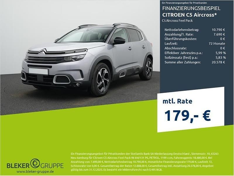Stahlgrau Gebraucht 2021 Citroën C5 Aircross Feel SUV | 16.680 € (Guter Preis) - Bild 1/3