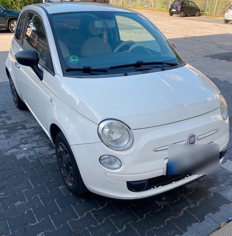 Weiß Gebraucht 2009 Fiat 500 Lounge Kleinwagen | 3.500 € (Fairer Preis) - Bild 1/4