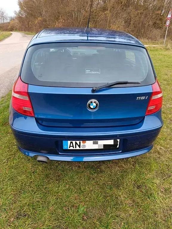 Gebraucht BMW 116 122 PS (89 kW) 2008 Blau Kleinwagen