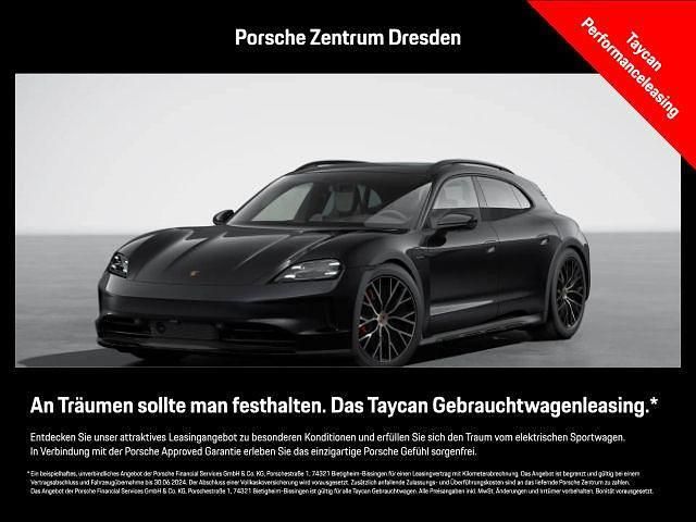 Tiefschwarzmetallic Gebraucht 2024 Porsche Taycan 4S Cross Turismo Limousine | 115.860 € - Bild 1/4