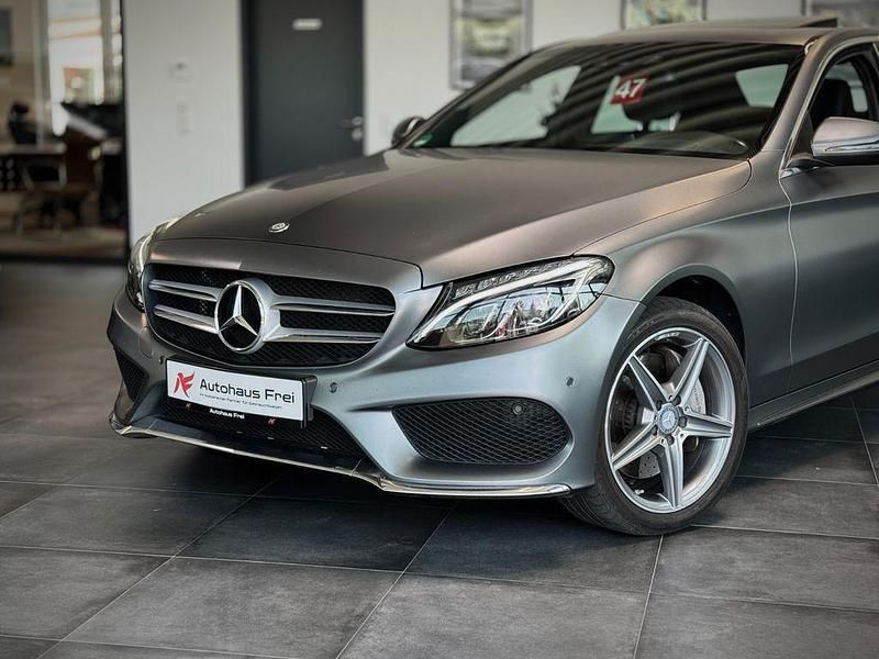 Grau Gebraucht 2016 Mercedes C400 AMG Limousine | 30.980 € (Teuer) - Bild 1/4