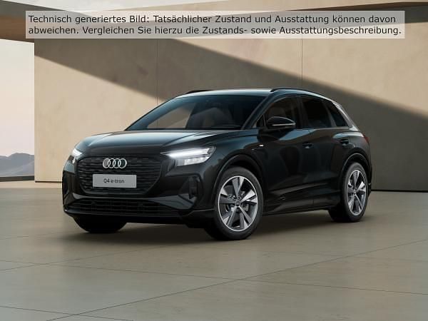Gebraucht Audi Q4 e-tron Ambiente 150 kW (204 PS) 2022 Schwarz (mythosschwarz metallic) SUV