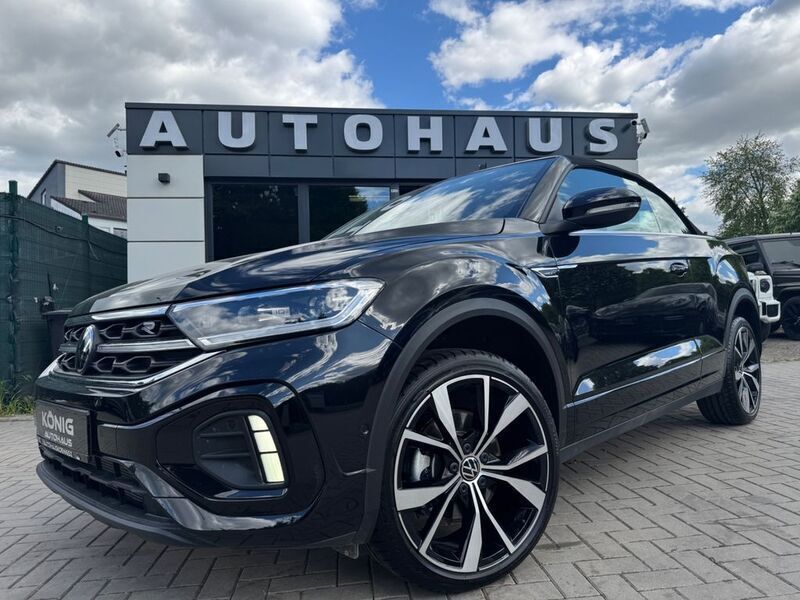 Schwarz Gebraucht 2024 VW T-Roc Cabriolet R-line Cabrio | 40.890 € (Teuer) - Bild 1/4