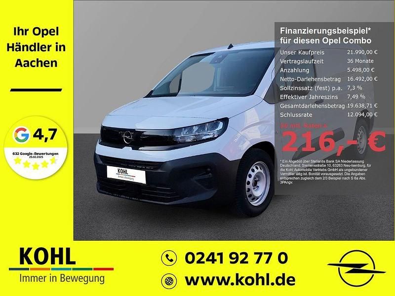 Neu Opel Combo Edition 102 PS (75 kW) 2025 Kaolin weiß Kombi