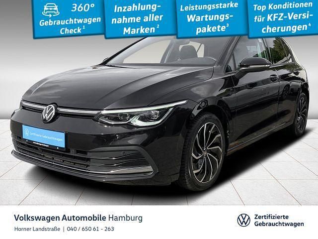 2t deep black perleffekt Gebraucht 2022 VW Golf VIII Limousine | 27.900 € (Fairer Preis) - Bild 1/3