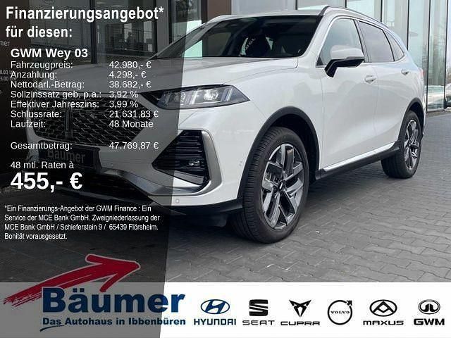 Weiß Gebraucht 2024 Wey 03 Lux SUV | 42.980 € (Fairer Preis) - Bild 1/4