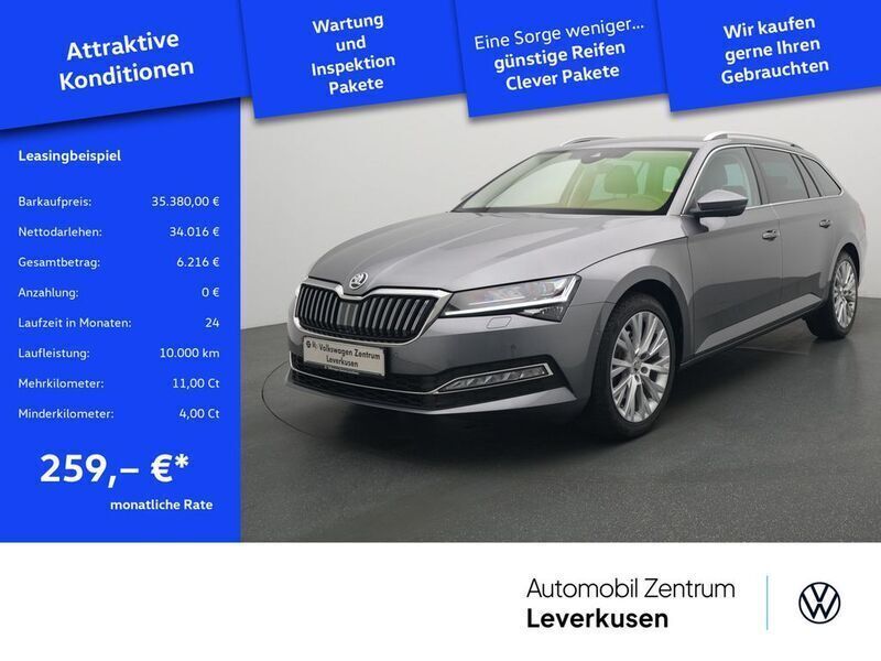 Graphitgrau Gebraucht 2024 Skoda Superb Style Kombi | 35.380 € (Teuer) - Bild 1/4