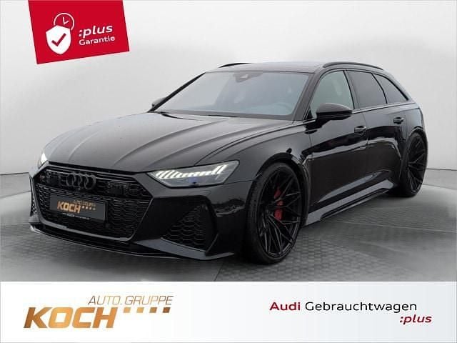 Mythosschwarz metallic Gebraucht 2024 Audi RS6 Ambiente Kombi | 124.990 € - Bild 1/2