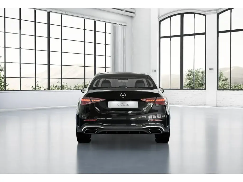 Gebraucht Mercedes C200 AMG 204 PS (150 kW) 2024 Metalliclack obsidianschwarz Limousine