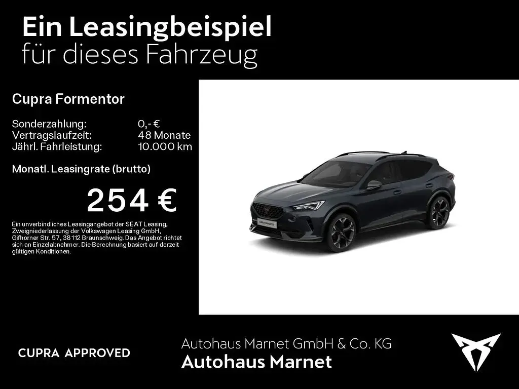 Gebraucht Cupra Formentor 204 PS (150 kW) 2024 Grau SUV