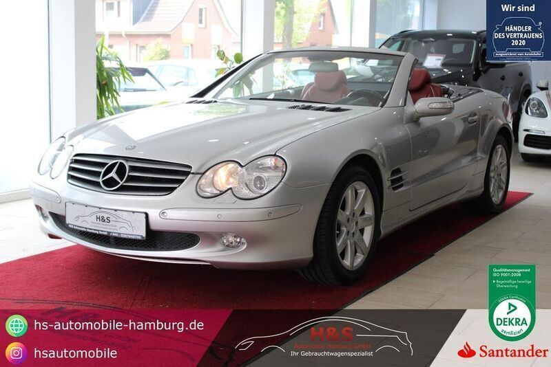 Brillantsilber lack Gebraucht 2004 Mercedes SL500 Cabrio | 20.900 € (Superpreis) - Bild 1/4