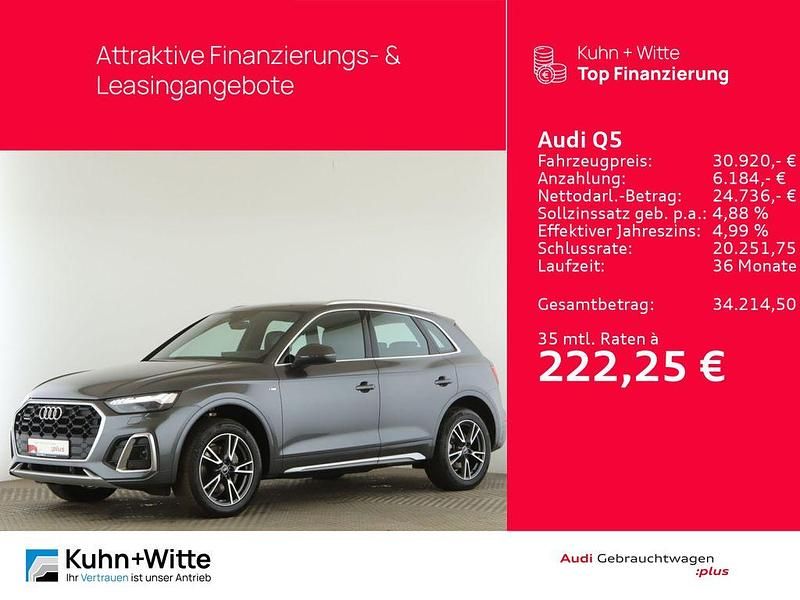 Daytonagrau perleffekt Gebraucht 2022 Audi Q5 Ambiente SUV | 30.920 € (Guter Preis) - Bild 1/3
