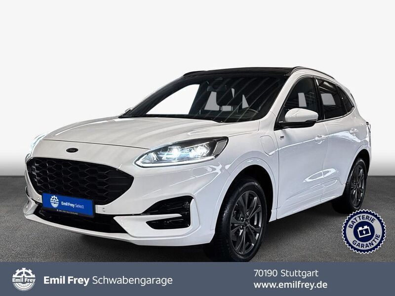 Weiß frozen white Gebraucht 2022 Ford Kuga ST-Line SUV | 28.950 € (Fairer Preis) - Bild 1/4