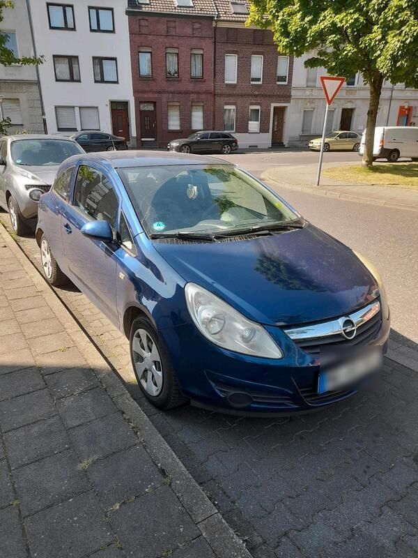 Blau Gebraucht 2008 Opel Corsa Kleinwagen | 900 € - Bild 1/4