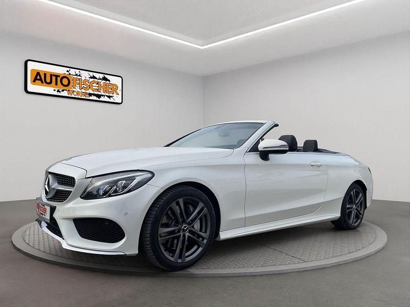 Gebraucht Mercedes C250 AMG line 211 PS (155 kW) 2017 Diamantweiss Cabrio