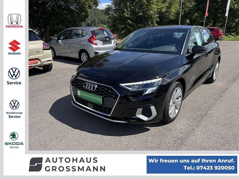 Brilliant black Gebraucht 2023 Audi A3 Sportback Advanced Kombi | 23.990 € (Fairer Preis) - Bild 1/4