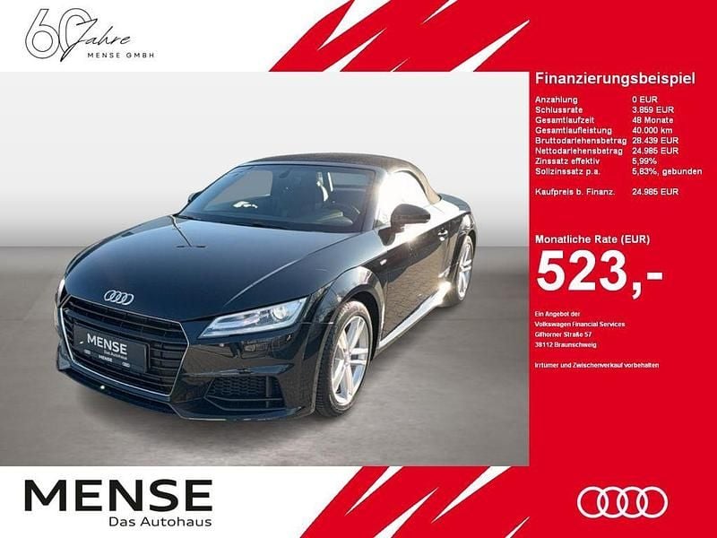 Gebraucht Audi TT Roadster Design 179 PS (131 kW) 2017 Mythosschwarz Cabrio