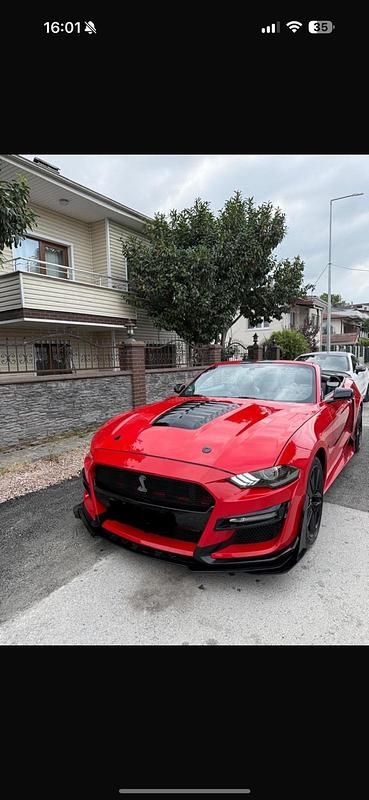 Rot Gebraucht 2019 Ford Mustang GT Cabrio | 29.999 € (Superpreis) - Bild 1/4