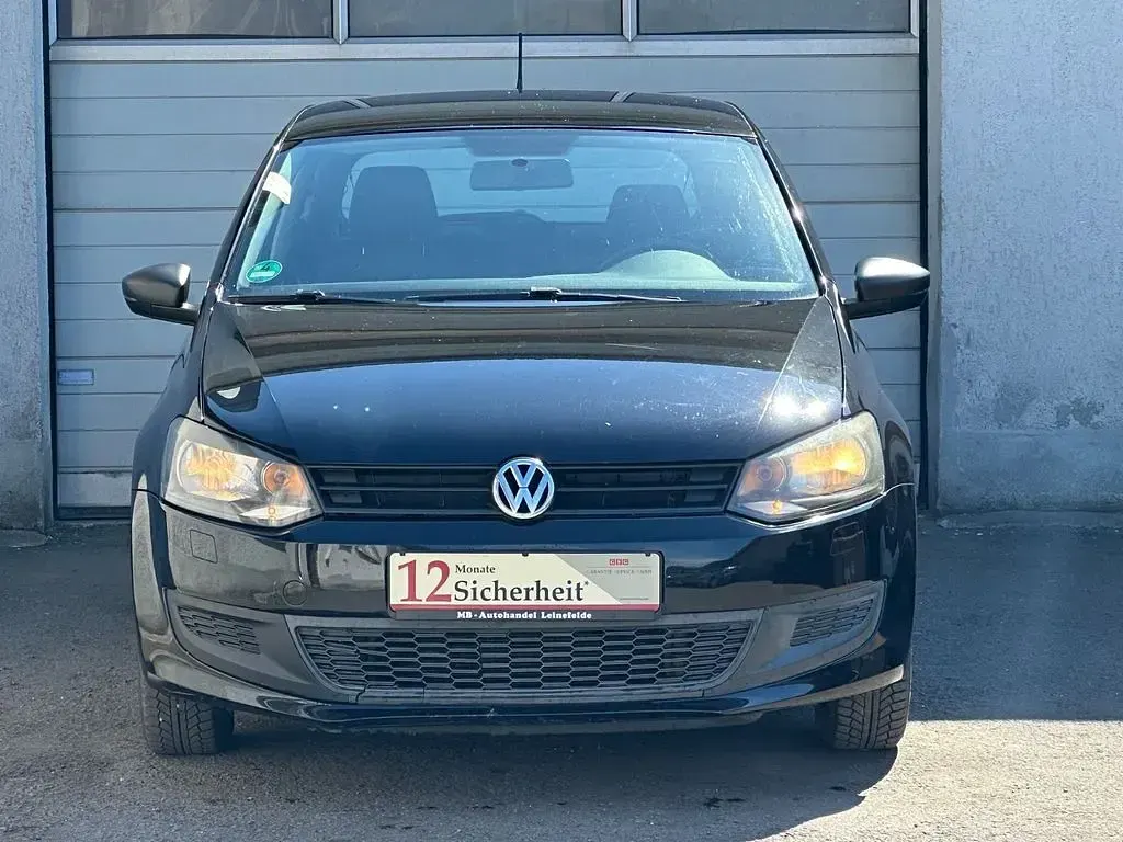 Gebraucht VW Polo Trendline 60 PS (44 kW) 2011 Schwarz Kleinwagen