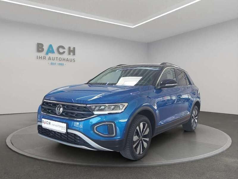 Ravennablau metallic schwarz Gebraucht 2023 VW T-Roc Pro SUV | 25.800 € (Guter Preis) - Bild 1/4