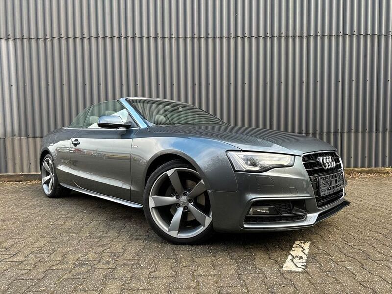 Grau Gebraucht 2014 Audi A5 Cabriolet S-Line Cabrio | 15.990 € (Guter Preis) - Bild 1/4