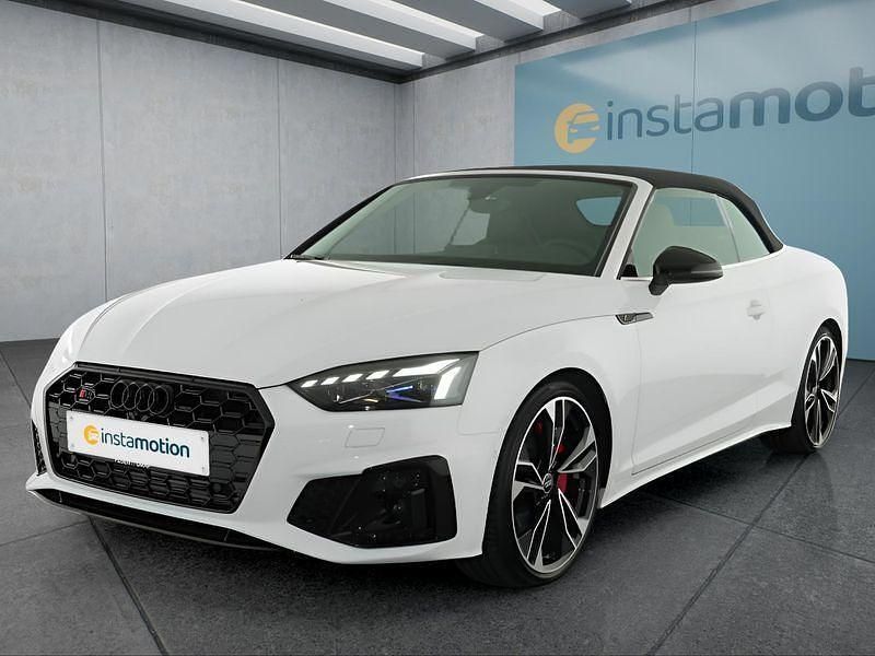 Weiß Gebraucht 2024 Audi S5 Cabriolet Cabrio | 66.399 € (Etwas zu teuer) - Bild 1/4