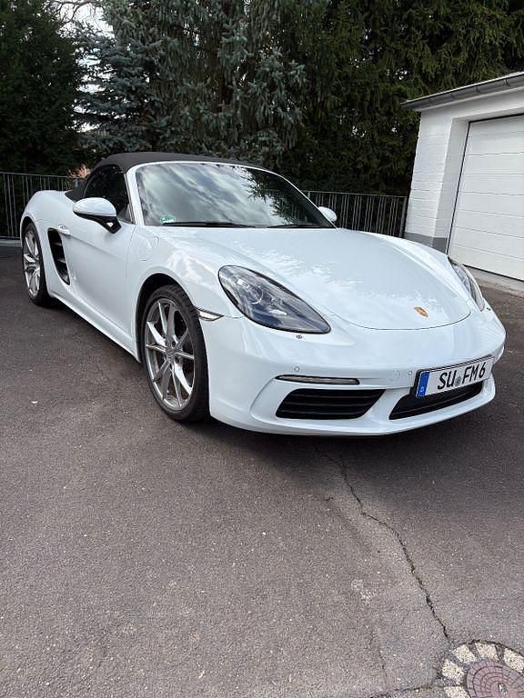 Weiß Gebraucht 2022 Porsche Boxster Cabrio | 61.500 € (Guter Preis) - Bild 1/4