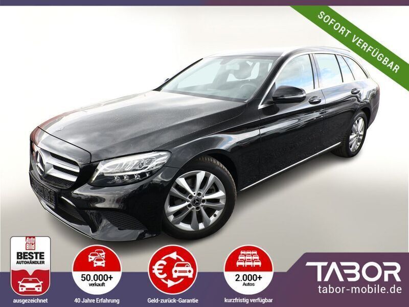Schwarz Gebraucht 2019 Mercedes C220 Avantgarde Kombi | 20.288 € (Guter Preis) - Bild 1/4
