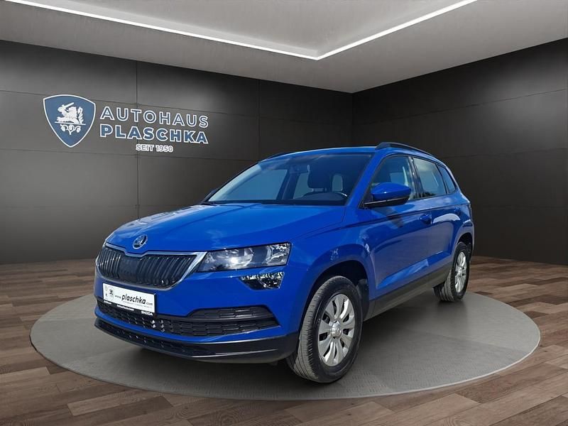 Energy blau Gebraucht 2019 Skoda Karoq SUV | 15.949 € (Guter Preis) - Bild 1/4