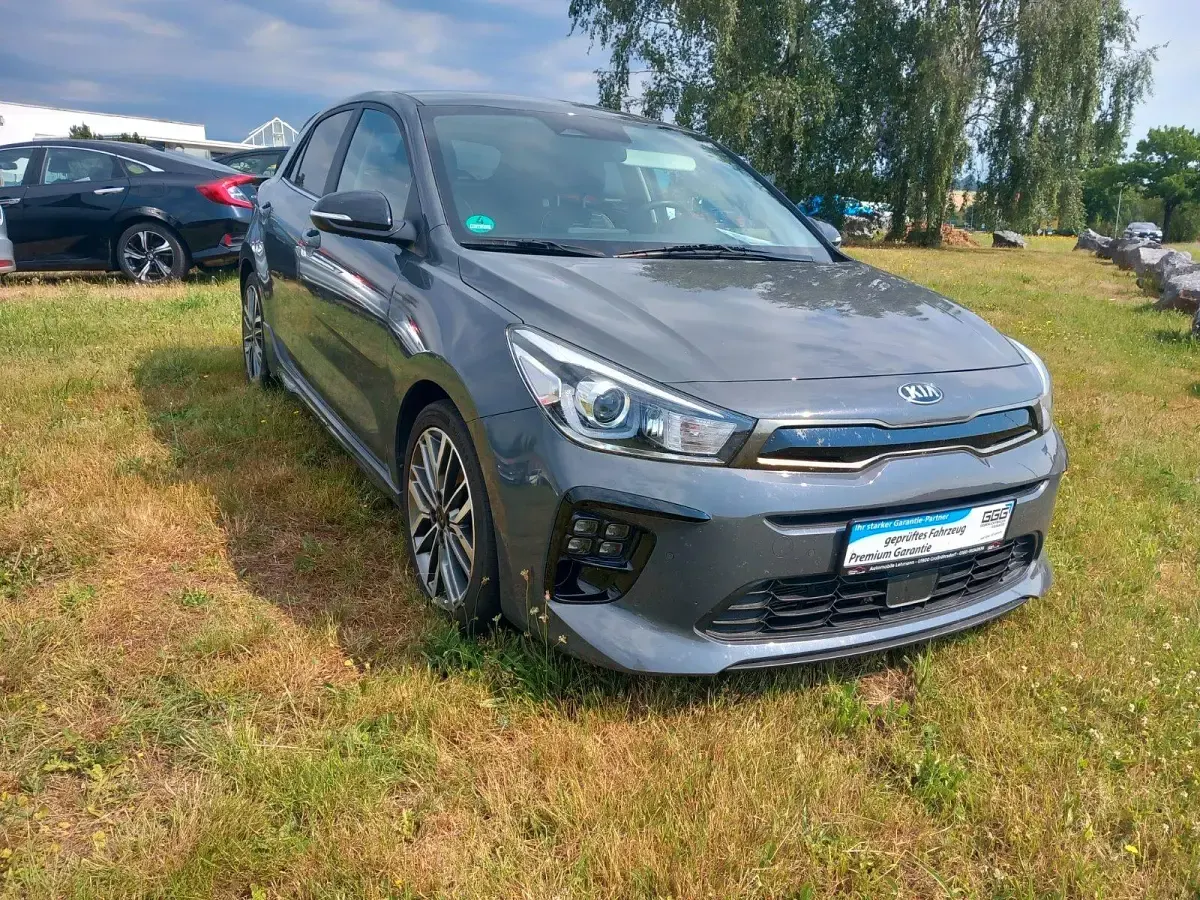 Gebraucht Kia Rio GT-Line 120 PS (88 kW) 2021 (prg) perennial grey m Kleinwagen