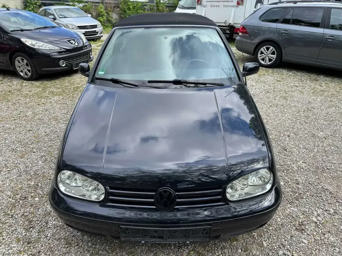 Brugt VW Golf Cabriolet Highline 101 HK (74 kW) 1998 Sort Cabriolet