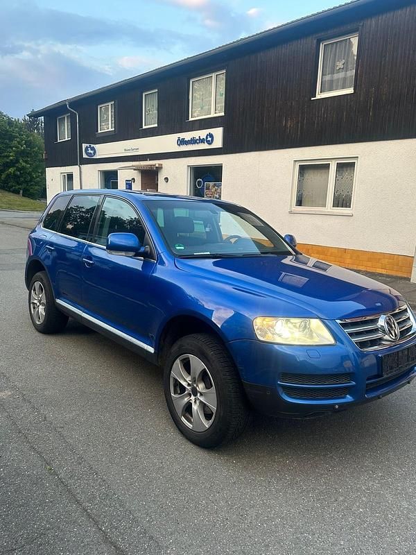 Blau Gebraucht 2003 VW Touareg SUV | 6.199 € (Teuer) - Bild 1/4