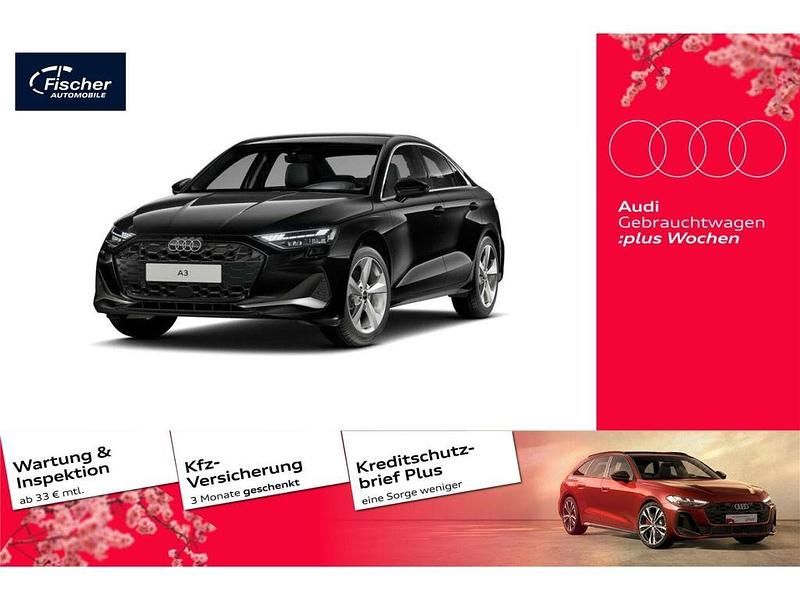 Gebraucht Audi A3 Advanced 150 PS (110 kW) 2025 Schwarz Limousine