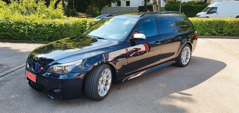 Schwarz Gebraucht 2008 BMW 535 Sport Line Kombi | 12.500 € (Etwas zu teuer) - Bild 1/4