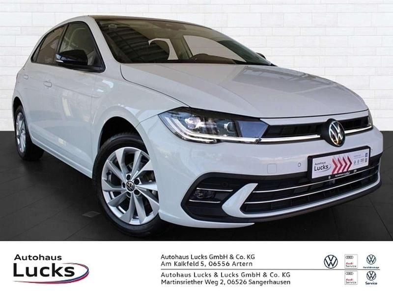 Gebraucht VW Polo Style 95 PS (69 kW) 2022 Pure white deep black perleff Limousine