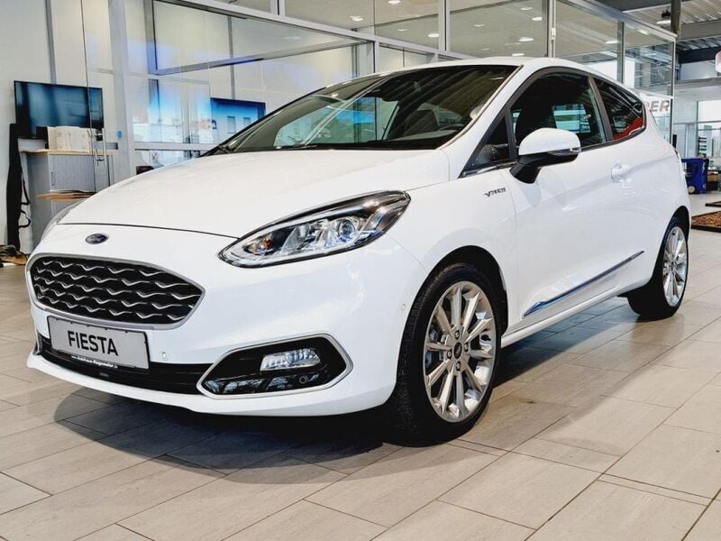 Weiß Gebraucht 2020 Ford Fiesta Vignale Kleinwagen | 14.990 € (Fairer Preis) - Bild 1/4