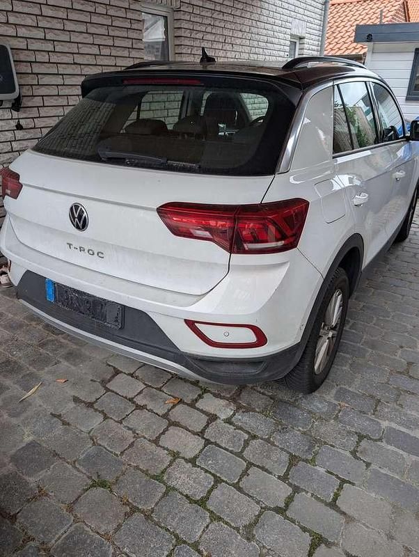 Gebraucht VW T-Roc Life 110 PS (80 kW) 2022 Weiß SUV