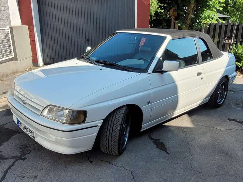 Weiß Gebraucht 1992 Ford Escort Cabriolet Cabrio | 3.900 € - Bild 1/4