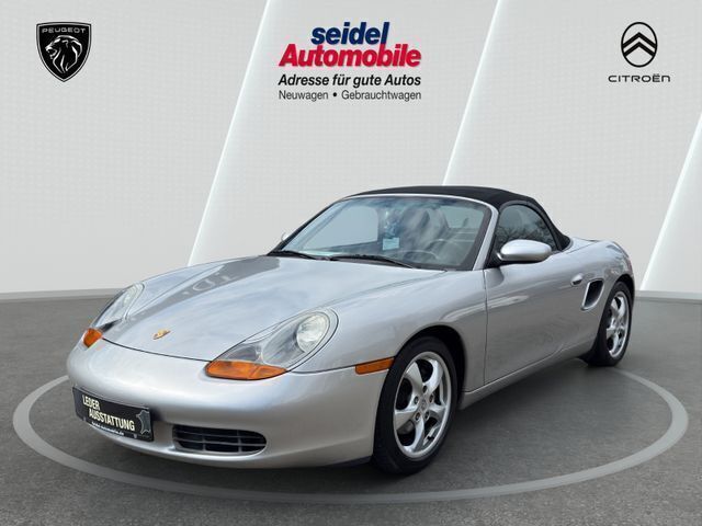 Silber Gebraucht 2002 Porsche 986 Boxster Cabrio | 20.986 € (Fairer Preis) - Bild 1/4