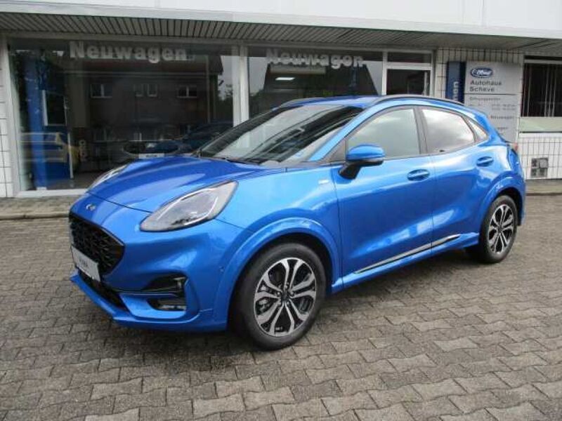 Desertislandblue (metallic) Gebraucht 2024 Ford Puma Kleinwagen | 25.480 € (Fairer Preis) - Bild 1/4