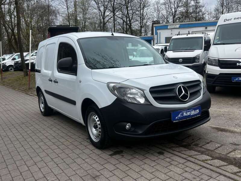 Weiß Gebraucht 2014 Mercedes Citan 108 Van / Kleinbus | 7.290 € (Fairer Preis) - Bild 1/3